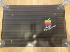 Vintage Apple Computer Machintosh Book Cover / Poster Rainbow Logo Early 80s picture
