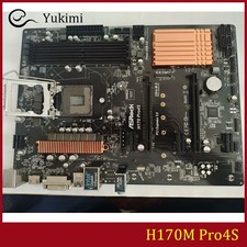 FOR ASROCK H170M Pro4S Socket 1151 DDR4*4 64GB DVI-D HDMI Micro ATX Ｍotherboard picture