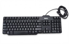 Dell L100 Wired USB Keyboard Full Size 104 Keys Windows Used Works picture