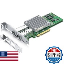 HFiber 10Gb SFP+ NIC Dual Port PCI Express X8 BCM57810S Windows/Linux/VMware picture