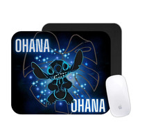 Family Cartoon Stitch Mouse Pad Laptop Computer Office Mat  Ohana picture