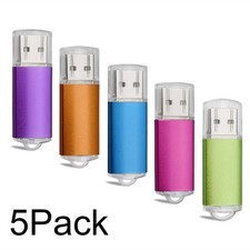 5PCS Mini USB2.0 Flash Drive Multicolor 1-32GB Portable Memory Storage Pen Drive picture