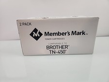Members Mark Brother TN-450 Toner Cartridge 2-Pack Black picture