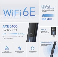 TP-Link AXE5400 WiFi 6E USB Adapter for Desktop PC Archer TXE5400UH picture