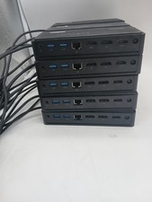 Dell D6000 Universal USB-C USB-A Docking Station Lot Of 15 Pre-Owned Untested picture