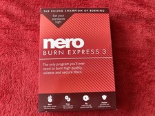 NERO BURN EXPRESS 3 burning software CD rom Windows XP Vista 7 and 8 picture