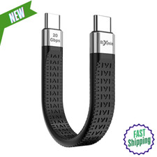 Rixmie Short USB-C Cable, 5 inch, 100W PD, 20Gbps Data Transfer, Thunderbolt 3 picture