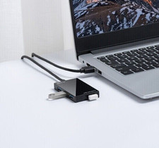 Modern 4 Ports USB 3.0 Hub Premium quality SLIM With retail package 5Gbps SPEED picture