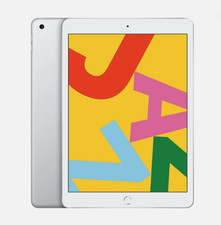 Apple iPad 7th Gen 32GB Wi-Fi Silver 2019 ( Defective Buttons) picture