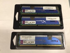 KHX1600C8D3K2/4GX Kingston 6GB lot (3 X 2GB) PC3-12800 DDR3  picture