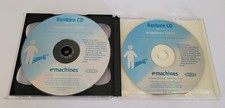 eMachines  Restore CD T1090 Ver 1.1 Complete 2 Disks Set USED  picture