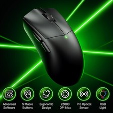 Claw Wireless Gaming Mouse, Ergonomic Mouse, 55g Ultra-Lightweight, 26000 DPI picture