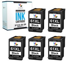 5PK CMYi Compatible 61XL Black Ink Cartridge for HP DeskJet 3000 3050 3051A 3054 picture