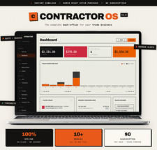 Contractor OS Pro (English) | All-in-One Contractor Software | Estimates, Invoice picture