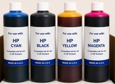 4 x PREMIUM COMPATIBLE BULK INK REFILL FOR  HP SMART TANK 5101 (CYMK) 4000ML picture
