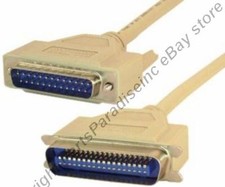 Lot10 3ft IEEE1284 Shielded Parallel Printer DB25 pin~Centronic36 Cable/Cord{AB picture