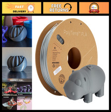 Matte PLA Filament 1.75mm 1kg - Fossil Grey, Eco-Friendly 3D Printing Material picture