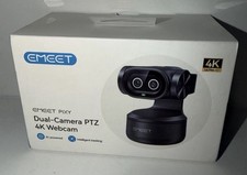 EMEET PIXY 4K AI Dual-Camera Webcam with Gesture Control & Tracking. New Sealed picture