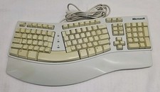 Vintage Microsoft Natural Keyboard Elite X03-51763 PS2 Wired X03-51764  picture