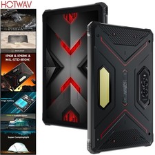 4G HOTWAV R9 Pro Rugged Tablet Phone Android 14 Waterproof Camping Light Global picture