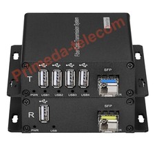 4 Ports USB2.0 over Fiber optic Extender LC Singlemode single Fiber up to 20Km picture