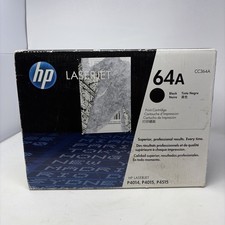 Genuine HP 64A Black  Laserjet Toner Cartridge - New Sealed in Plastic Open Box picture