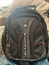 Wenger The Legacy Notebook Carrying Backpack Black / Gray 16” Laptop TSA Ready picture