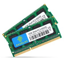 RASALAS 8GB Kit (2 x 4GB) PC3-8500 DDR3 1066 Mhz 1067 MHz 8500s SODIMM RAM Lapto picture