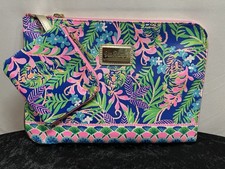 Lilly Pulitzer Splendor In The Sand Tech/Cosmetics Pouch Bag Set Lap Top picture