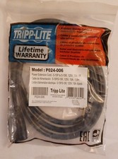 New TRIPP LITE Power Extension Cord Cable / Model P024-006 / 6Ft picture