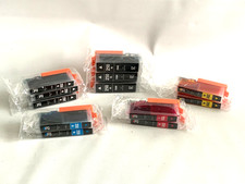 EZ Ink Cartridges X001W1LKH7 6 Black 2 Cyan 2 Yellow 2 Magenta New Sealed Lot 12 picture