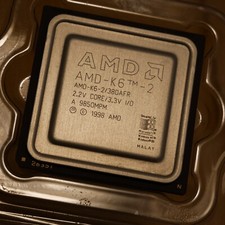 AMD K6-2 380AFR CPU 380MHz 2.2V 95MHz Processor Tested & Working 17 picture