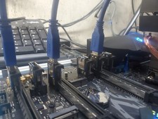 PCIe PCI-e PCI Locking Clip Riser Card GPU Crypto Mining Miner Rig Holder 6 PCS picture