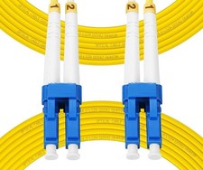 Fibergaga®OS2 LC to LC Fiber Patch Cable Single Mode Duplex, 100m(328ft) | Fi... picture