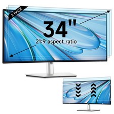 IPROKKO 2 Pack 34 inch Anti-Blue Light Monitor Screen 2pcs 34inch 21:9, White picture