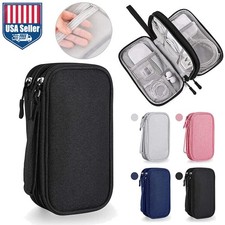 Electronic Accessories Storage Bag Dual-layer Power Adapter Portable Storage Box picture