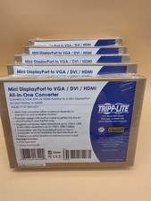 5 Tripp Lite P137-06N-HDV Mini DisplayPort to HDMI/DVI/VGA Adapter NEW IN BOX picture
