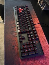 HP OMEN Encoder (6YW76AA#ABA) Wired Gaming Keyboard - Red picture