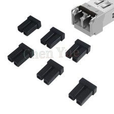 100pcs LC Dust Cap for SFP Module Dual Fiber LC Duplex Connector Dust Cover picture