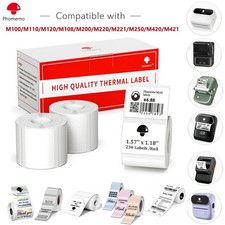 Phomemo Thermal Label Self-Adhesive Tag Stickers Paper for M110/M100/M220/M108 picture