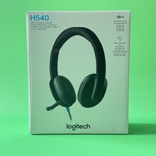 Logitech H540 USB-A Stereo Computer Headset Noise-Canceling Microphone Padded picture