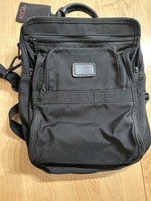 TUMI Made in USA Black Ballistic Messenger  Laptop Computer Tablet Bag Crossbody picture