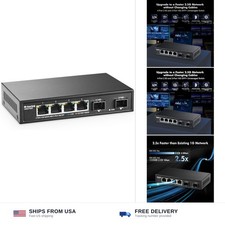 MokerLink 4 Port 2.5G Ethernet Switch with 2x10G SFP, 4 x 2.5G Base-T Ports C... picture