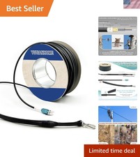 165ft/50m OD-5mm Industrial TPU OM3 Fiber LC to LC Outdoor Armored Fiber Patc... picture