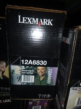 Genuine Lexmark 12A6830 Black Toner Cartridge - NEW SEALED picture