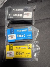 Ink Replacement Cartridge Compatible 936e BK C Y Inkjet Set Black Cyan Yellow picture