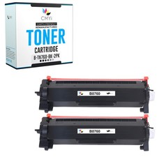 CMYi Compatible 2-Pack TN760 Black Toner Cartridge fits Brother DCP-L2550DW picture