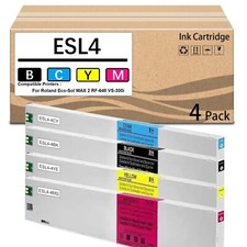 4 Pack 440ML ESL4 Ink Cartridge for ESL4-4BK ESL4-4CY ESL4-4MG ESL4-4YE picture
