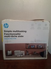 HP DeskJet Plus 4140 All-in-One Printer Print Scan Copy Wi-Fi - New Open Box picture