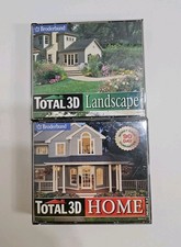 Broderbund Total 3D Landscape & HOME Deluxe 3.0 EXCELLENT CONDITION picture